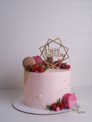 Pinkpink Birthday Cake