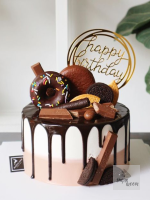 Donut Birthday Cake