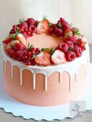 Pinkly Birthday Cake