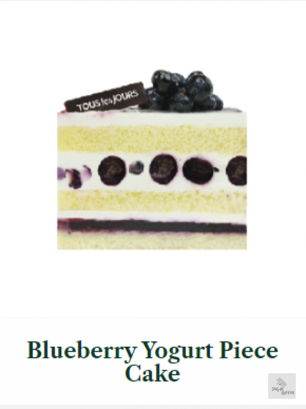 Blueberry Yogurt Piece Cake