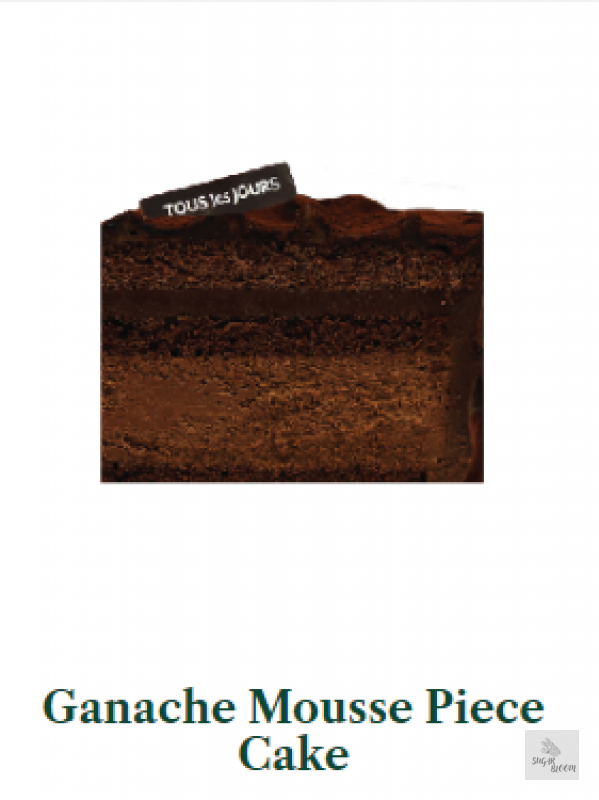 Ganache Mousse Piece Cake