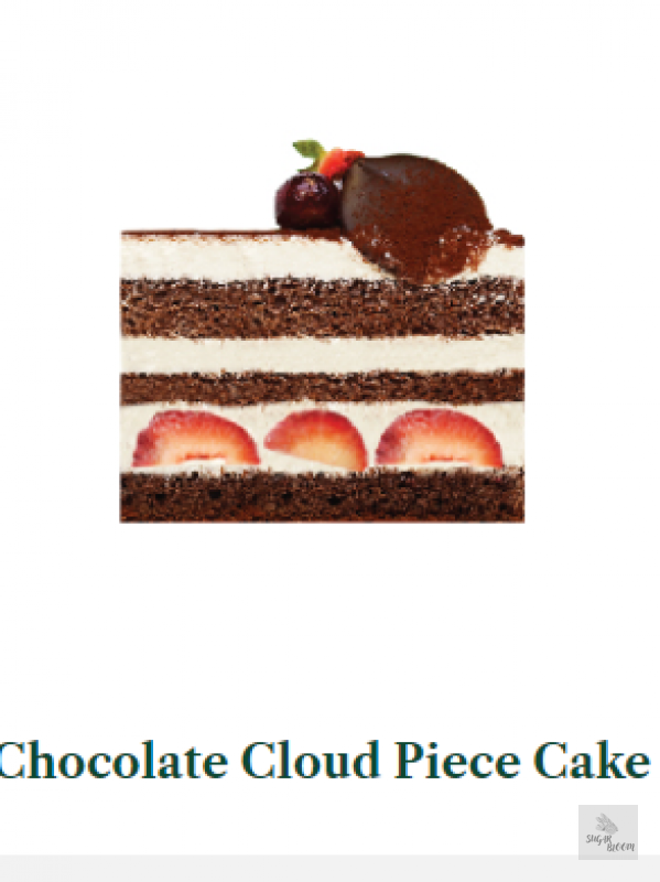 Chocolate Cloud Piece Cake