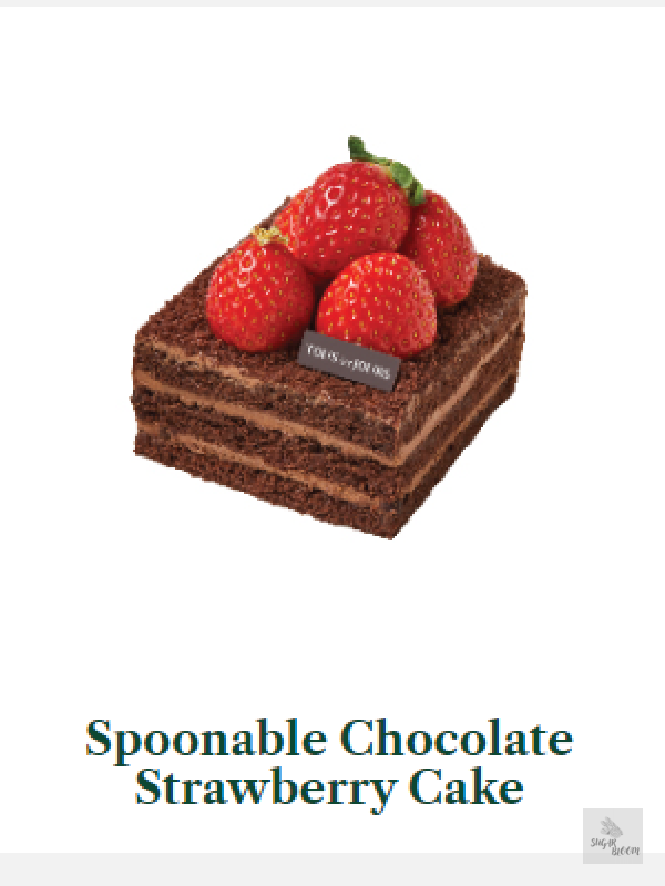 Spoonable Chocolate Strawberry Cake