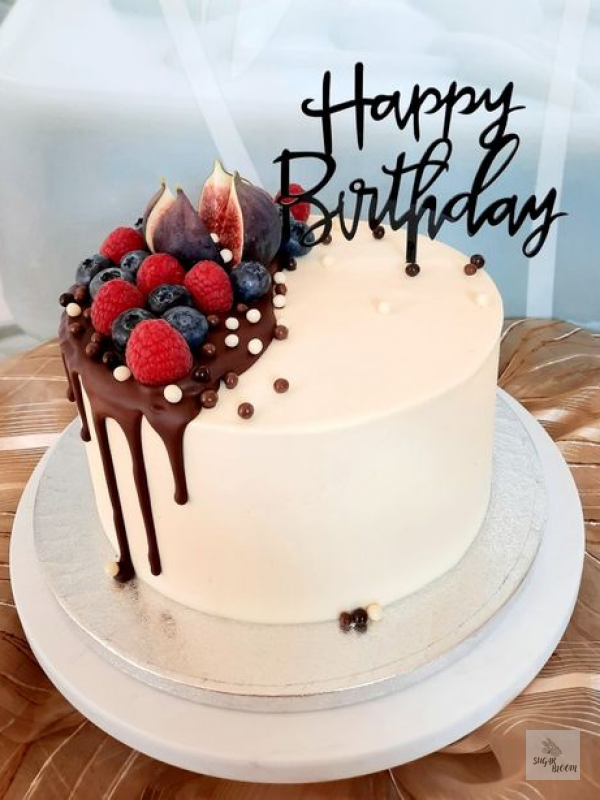 Strawberry Birthday Cake