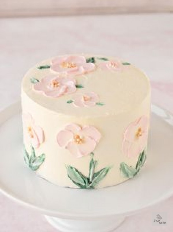 Lyly Flower Birthday Cake