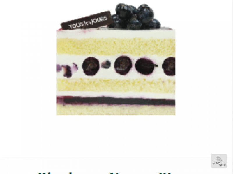 Blueberry Yogurt Piece Cake