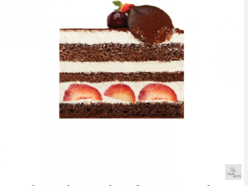 Chocolate Cloud Piece Cake