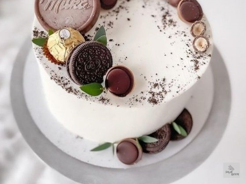 Milka Birthday Cake