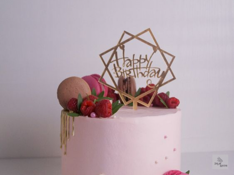 Pinkpink Birthday Cake