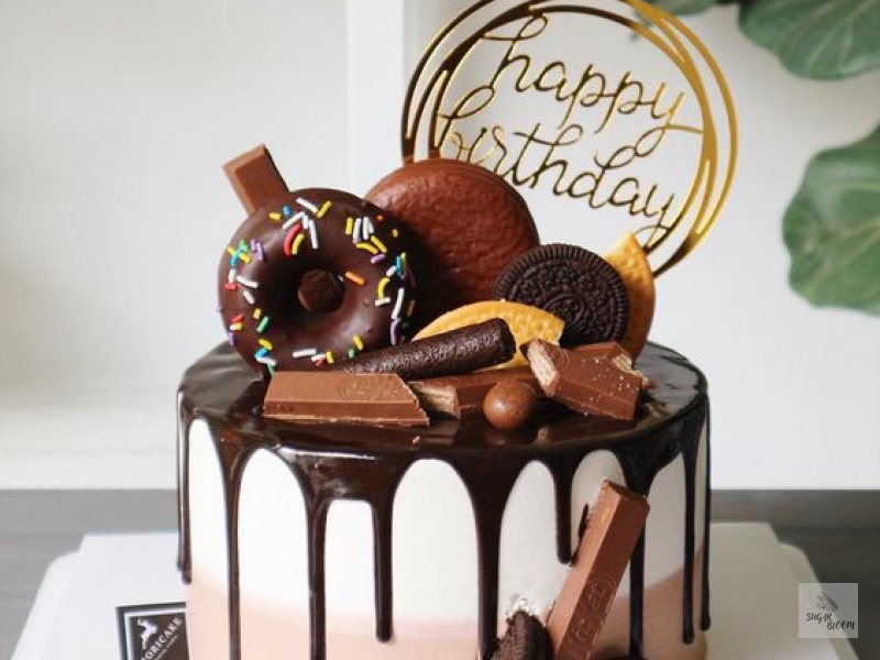 Donut Birthday Cake