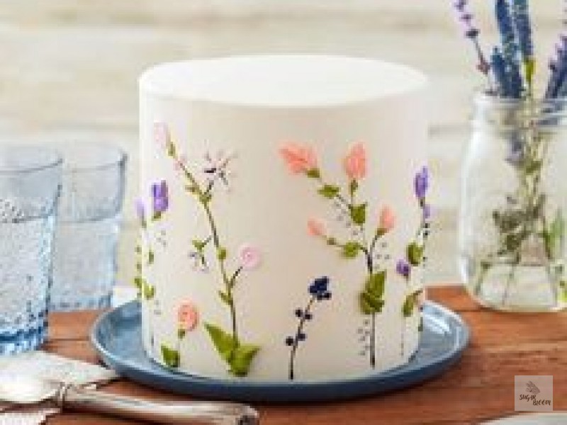 Flower Birthday Cake