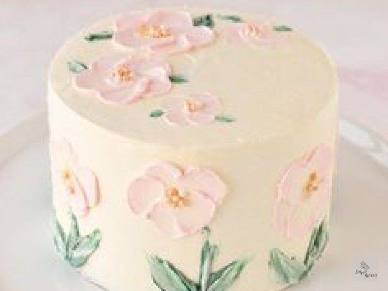 Lyly Flower Birthday Cake