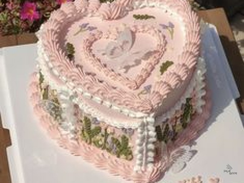 Heart Birthday Cake