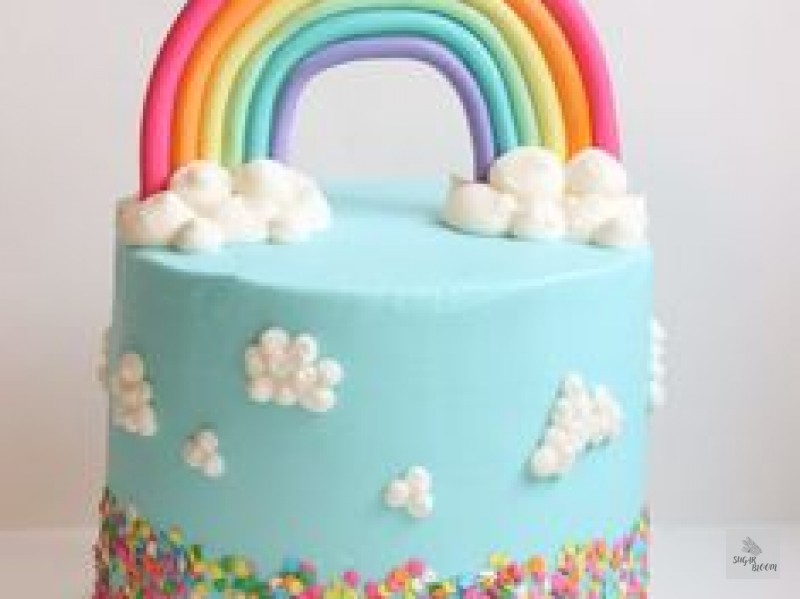 RainBow Birthday Cake